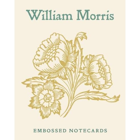 WILLIAM MORRIS BOX 12 EMBOSSED CARDS