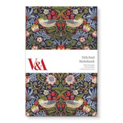 STRAWBERRY THIEF  STITCHED NOTEBOOK