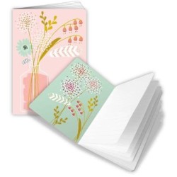 PINK FLOWER VASE A6 NOTEBOOK PINK FLOWER VASE A6 NOTEBOOK