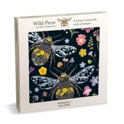 BUMBLEBEES LUX SQ NOTECARD WALLET 6 PKT BUMBLEBEES LUX SQ NOTECARD WALLET 6 PKT