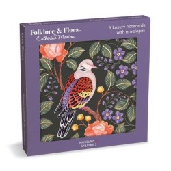 TURTLE DOVES LUX SQ NOTECARD WALLET 6 PKT TURTLE DOVES LUX SQ NOTECARD WALLET 6 PKT