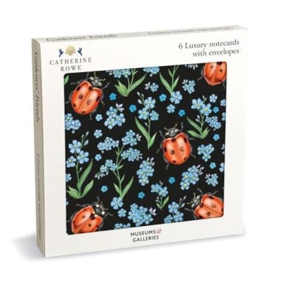GARDNERS' FRIENDS LUX SQ NOTECARD WALLET 6 PKT