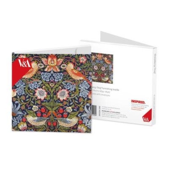 STRAWBERRY THIEF; NOTECARD SET 4 X 2