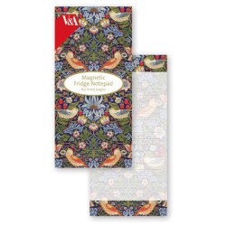 STRAWBERRY THIEF MAGNETIC NOTEPAD