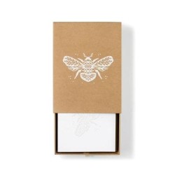 *  BUMBLEBEE NOTECARD BOX 12