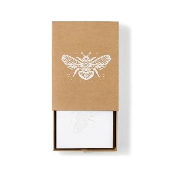 *  BUMBLEBEE NOTECARD BOX 12