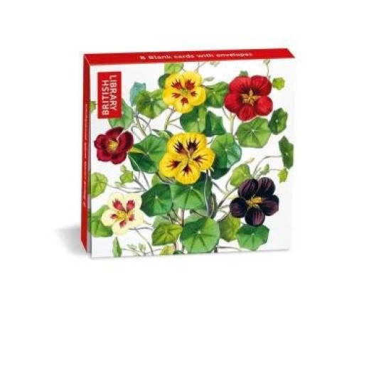 ILLUSTRATED BOUQUET MINI NOTECARD PKT 8