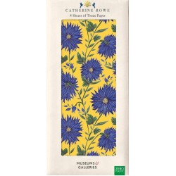 BLUE FLOWERS TISSUE PAPER BLUE FLOWERS TISSUE PAPER