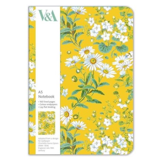 Yellow Daisies A5 Luxury Notebook