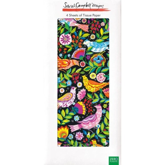 Folk Birds Tissue Paper