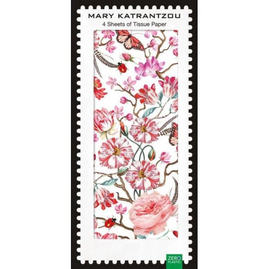Red Floral - Gift Tissue Paper