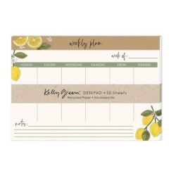 D  Orchard Lemons Weekly Desk Pad