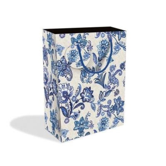 Paisley Blue Lrg Bag