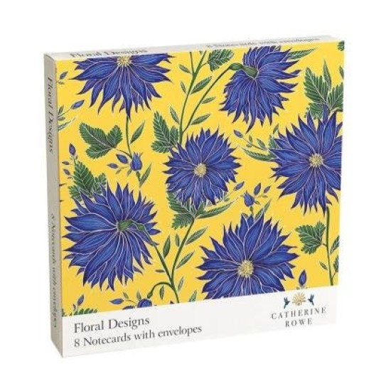 Floral Designs Notecard Set 4 X 2