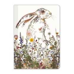 Wildflower Hare Mini Notebook