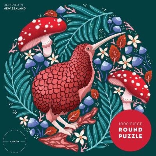 Kooky Kiwi 1000 Pce - Round Puzzle
