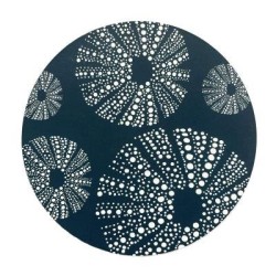Kina Teal 10cm - Round Coaster Kina Teal 10cm - Round Coaster