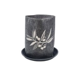 Olives On Mid Grey -  Ecofelt Growbag