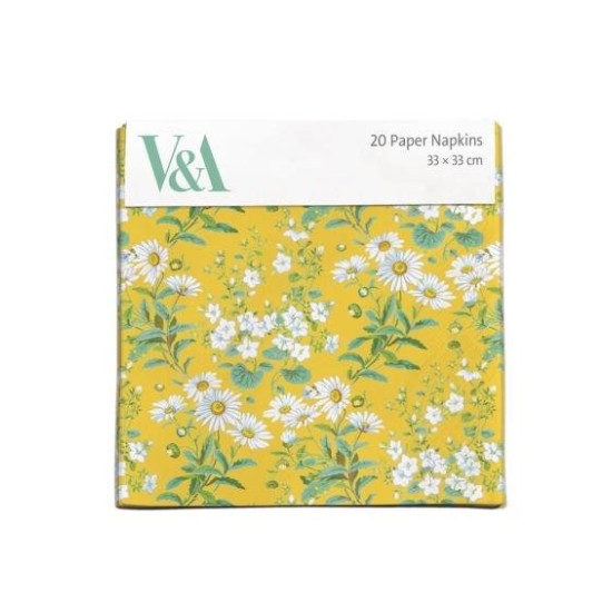 Yellow Daisies Paper Napkin Pkt 20