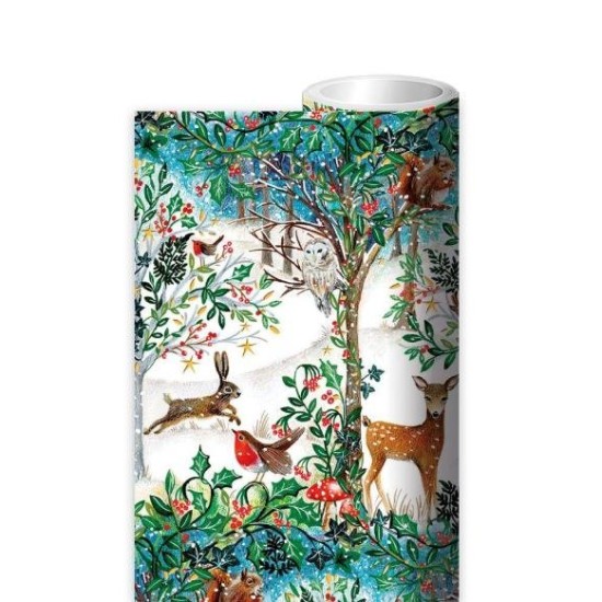Winter Forest Glade - Christmas Roll Wrap