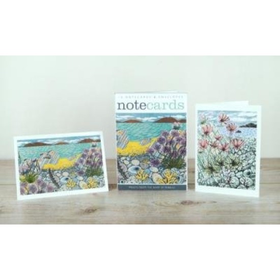 Pebbleshore / Sea Pinks 10 Pkt - Notecards