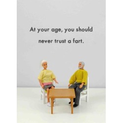 Never Trust A Fart - Humour Card Never Trust A Fart - Humour Card