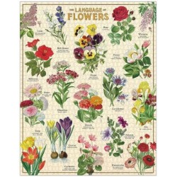 CAVALLINI Language Of Flowers 1000 Pce - Vintage Puzzle CAVALLINI Language Of Flowers 1000 Pce - Vintage Puzzle