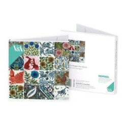 William De Morgan Tile Pattern 8 Pkt - Notecards William De Morgan Tile Pattern 8 Pkt - Notecards