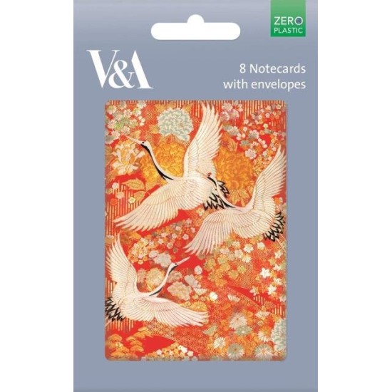 Kimono Cranes 8 Pkt -  Notecards