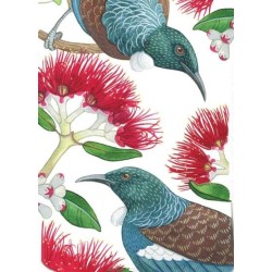 Pohutukawa & Tuis - Lens Cloth Pohutukawa & Tuis - Lens Cloth