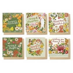 Seasons Greetings Set Of 6 - Boxed Christmas Card Seasons Greetings Set Of 6 - Boxed Christmas Card