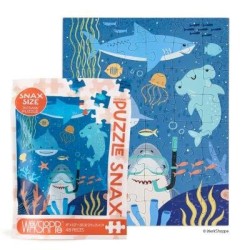 D Shark Tank 48 Pce - Puzzle Snax D Shark Tank 48 Pce - Puzzle Snax
