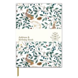D  Hares & Berries - Address & Birthday Book