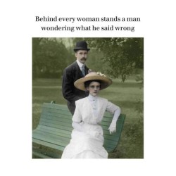 D  Behind Every Woman - Humour Card