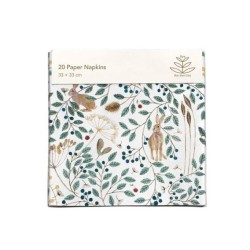 Hares & Berries Paper Napkin Pkt 20 Hares & Berries Paper Napkin Pkt 20