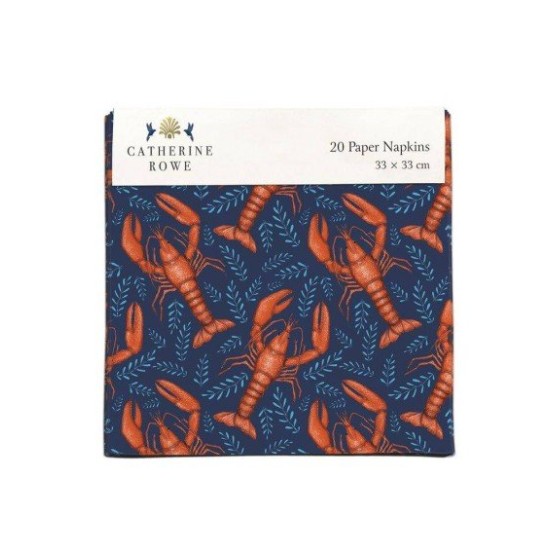 Lobsters Paper Napkin Pkt 20