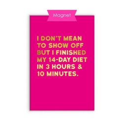 14 Day Diet - Fridge Magnet