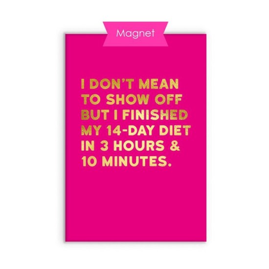 14 Day Diet - Fridge Magnet