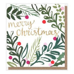 Sketch Foliage And Berries - Christmas Card Sketch Foliage And Berries - Christmas Card