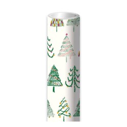 Festive Trees - Christmas Roll Wrap