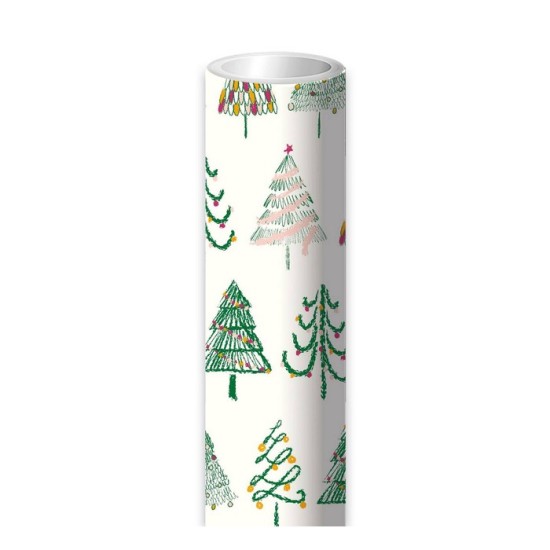 Festive Trees - Christmas Roll Wrap