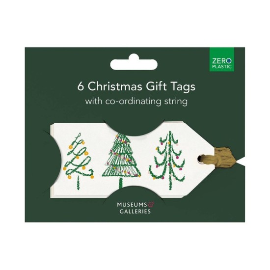 Festive Trees 6 Pkt - Christmas Gift Tags