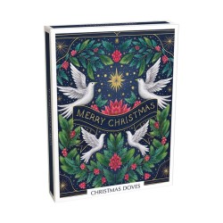 Christmas Doves 16 Pkt - Christmas Boxed Cards