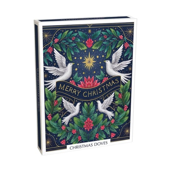 Christmas Doves 16 Pkt - Christmas Boxed Cards