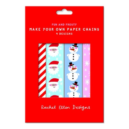 Santa & Snowman - Christmas Paper Chain