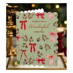 Wishing You A Wonderful Christmas - Christmas Small Card Wishing You A Wonderful Christmas - Christmas Small Card