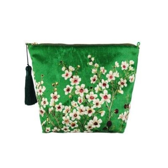 100% New Zealand Manuka Flower Velvet Cosmetic Bag