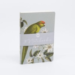 100% New Zealand Birds & Botanicals Notebook Set