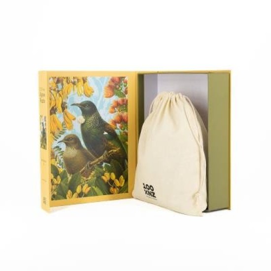100% New Zealand Botanical Tui Jigsaw Puzzle