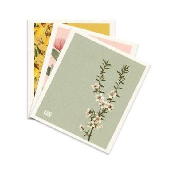 100% New Zealand Swedish Dishcloths - Vintage Botanicals
